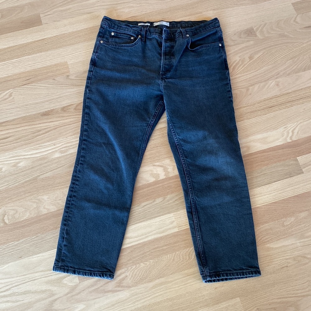 MANGO - “MAR” - Slim mid-rise cropped jeans - Size 12